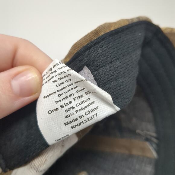 Power Cap Strapback Baseball Cap Multicolor One Size Adjustable Camouflage - Picture 11 of 11